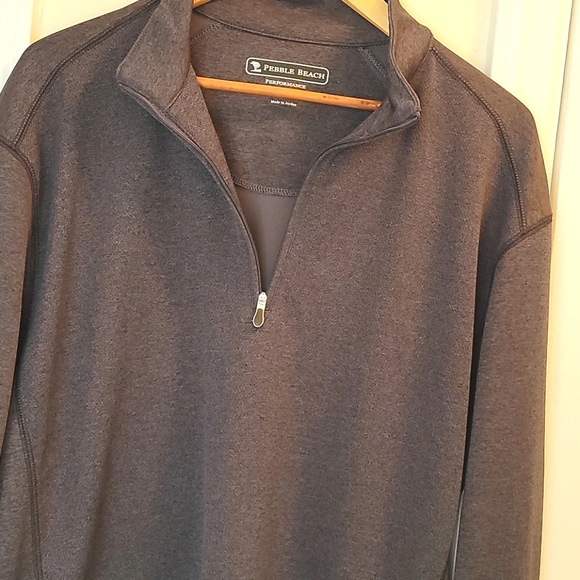 Pebble Beach Performace Size Medium Gray Shirt - Picture 8 of 8